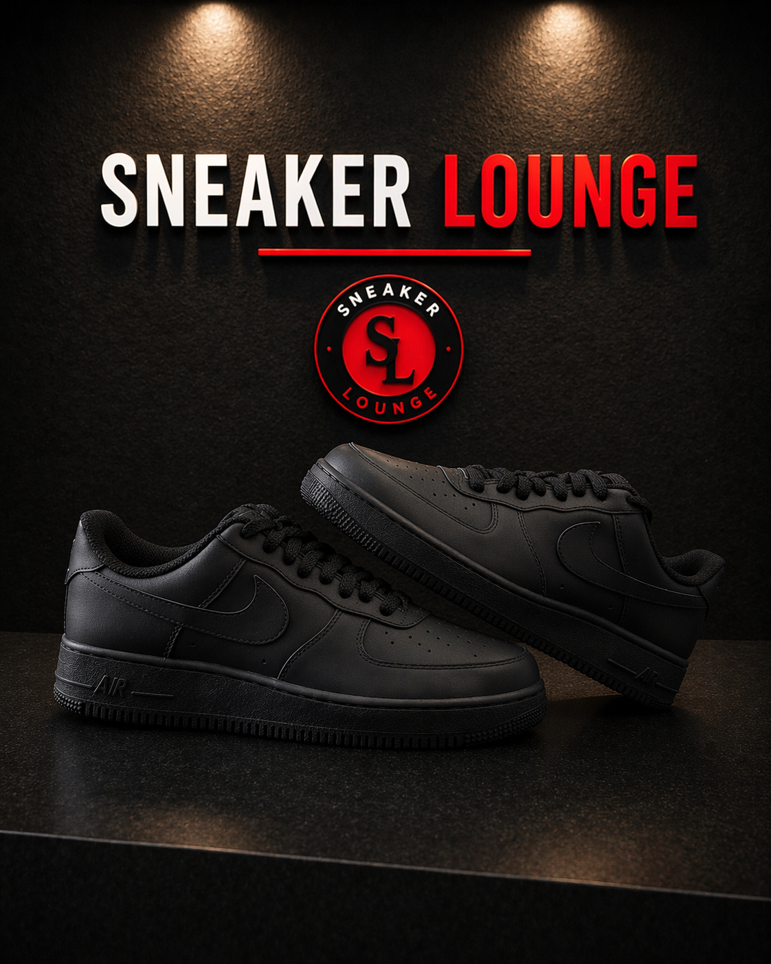mens black nike force 1