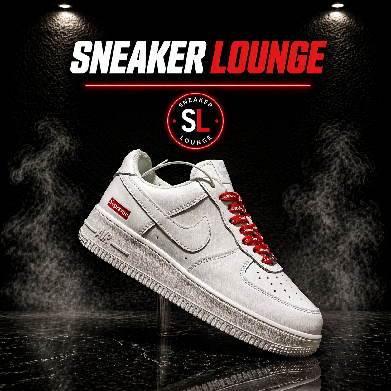 Men's Nike Air Force 1 Low Supreme White