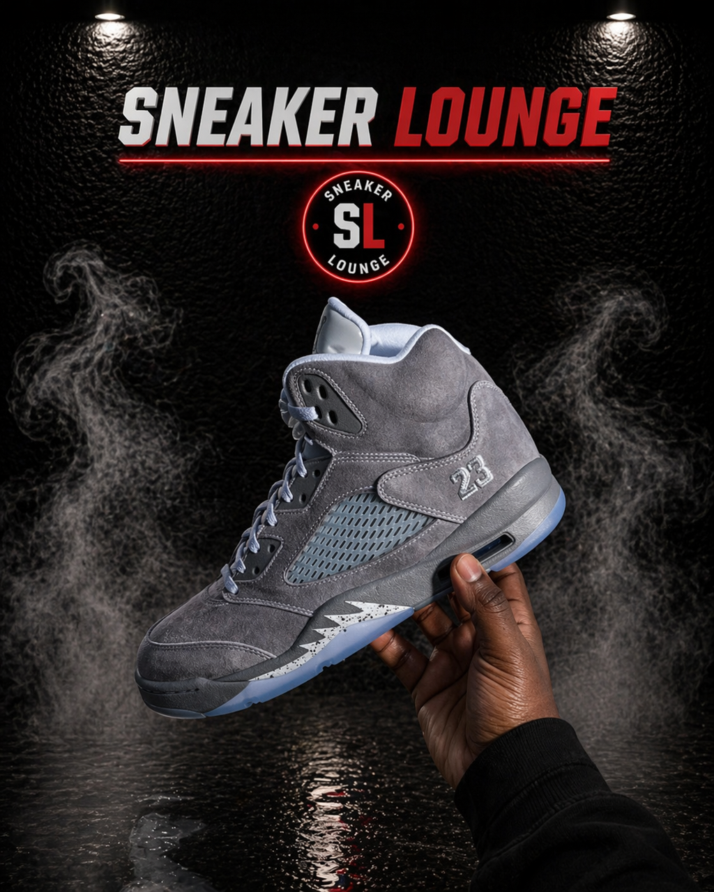 Jordan 5 wolf grey