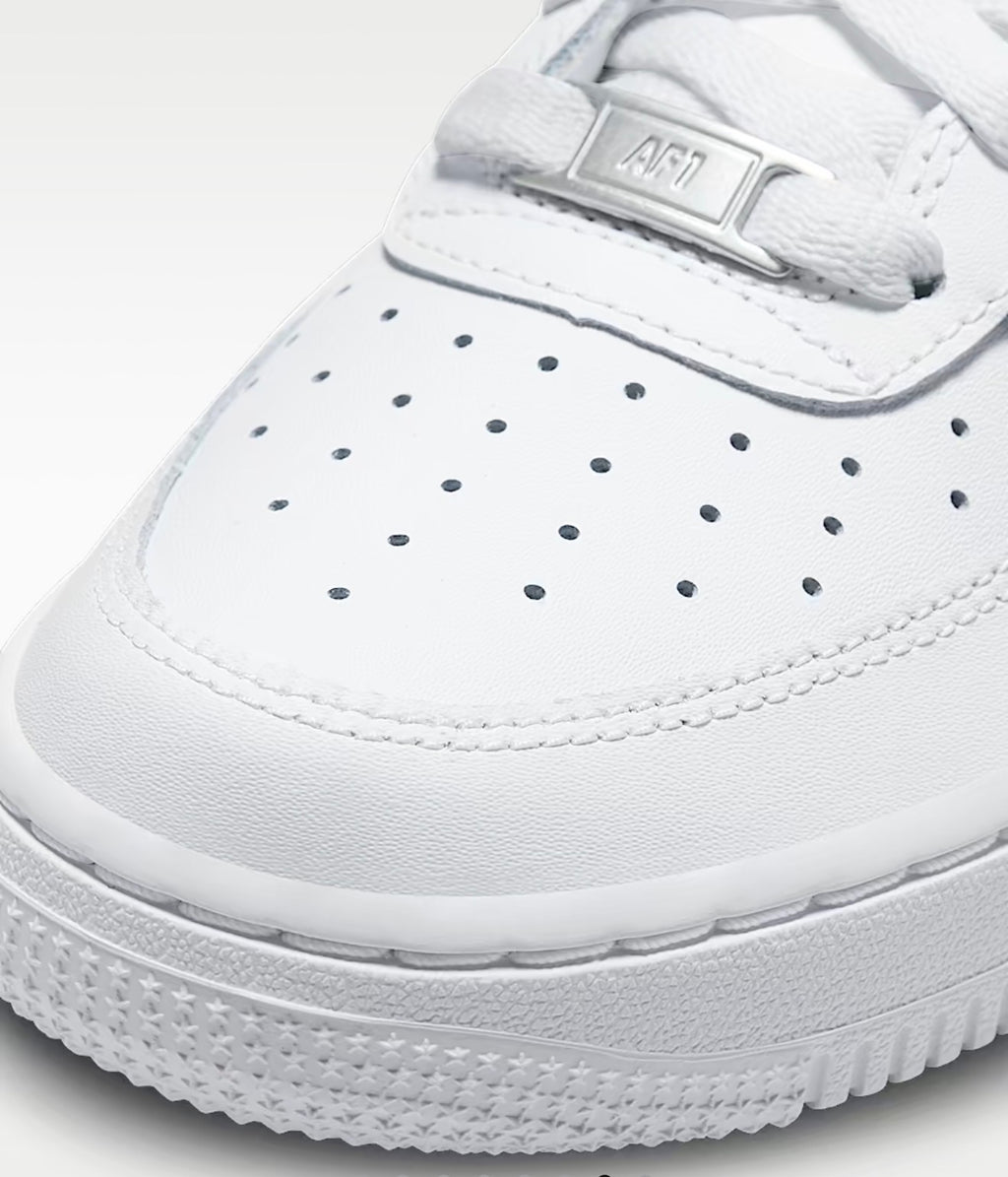 NIKE AIR FORCE 1 GS WHITE