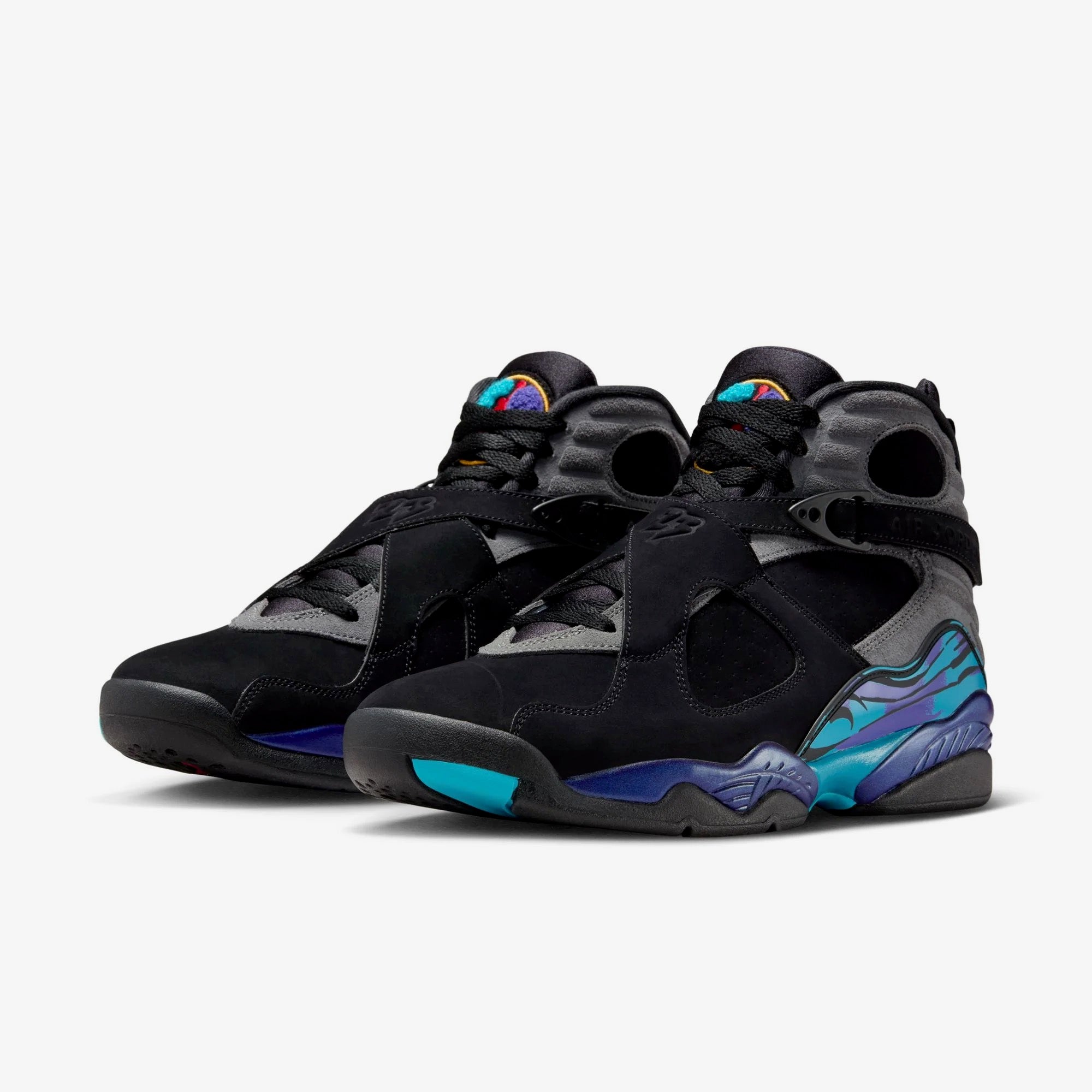 AIR JORDAN 8 RETRO BLACK MULTICOR