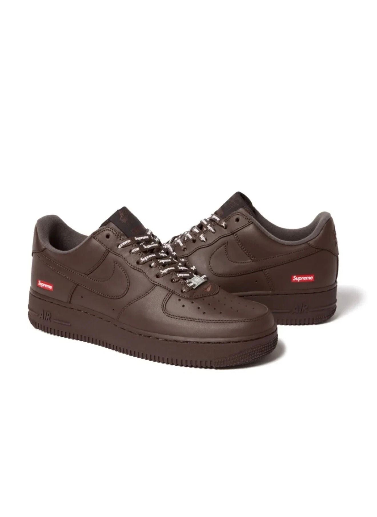 Men's Supreme × Nike Air Force 1 Low "Baroque Brown"