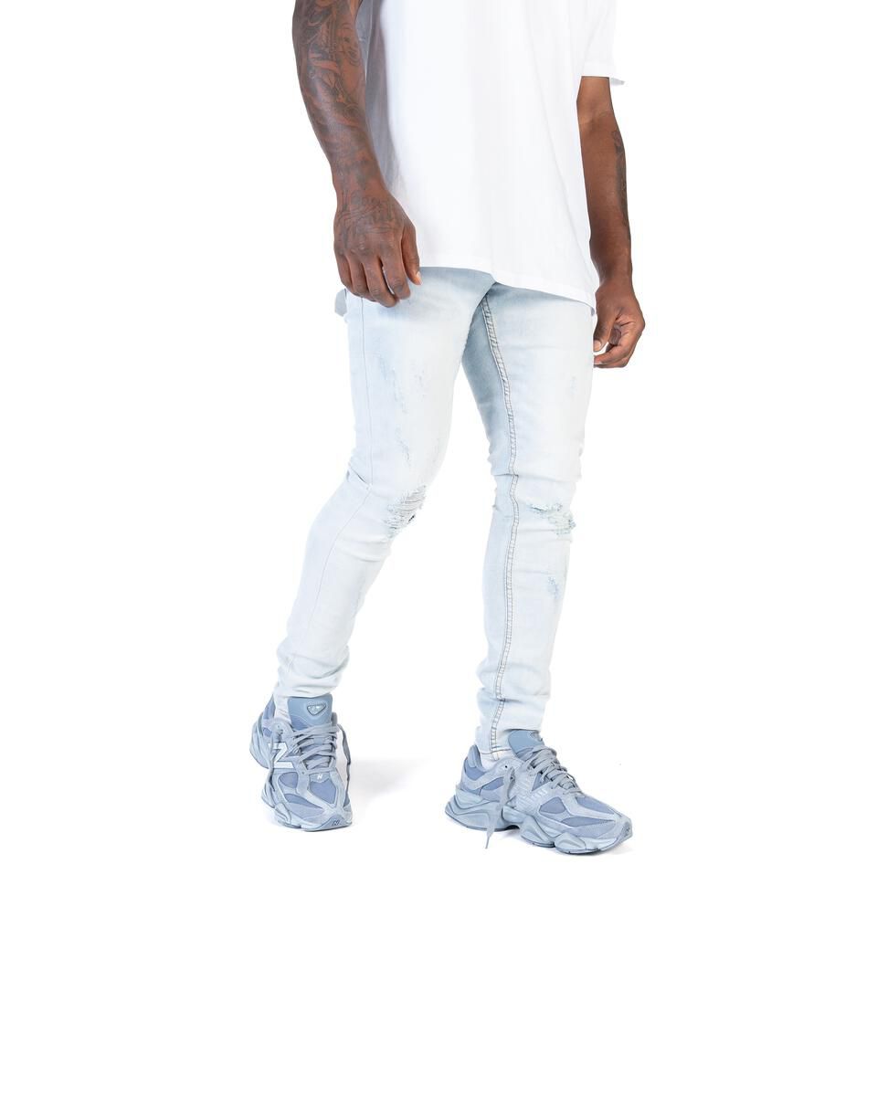 Men's Classic Raw Straight Jeans