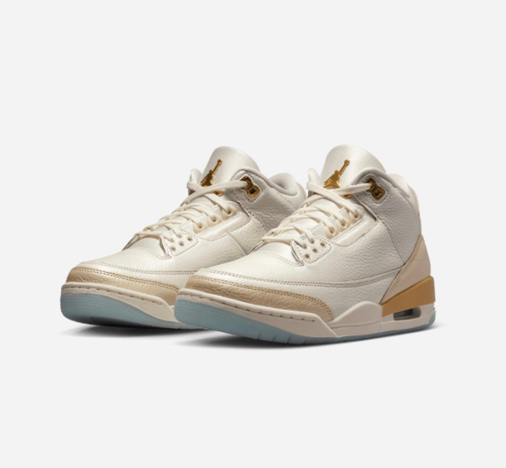 Women's Jordan Retro 3 - Pale Ivory/Sail/Team Gold