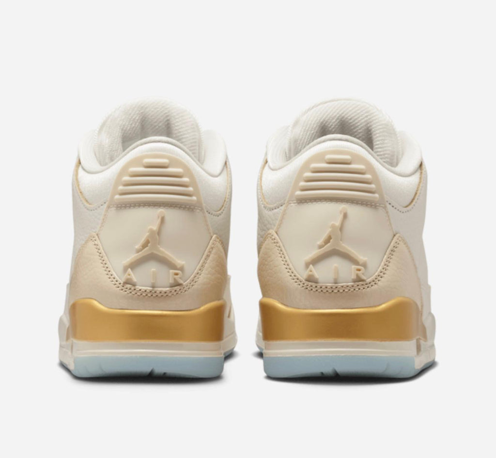 Women's Jordan Retro 3 - Pale Ivory/Sail/Team Gold