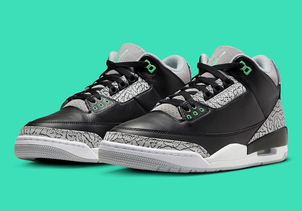 Men's Nike Air Jordan 3 Retro - Green Glow