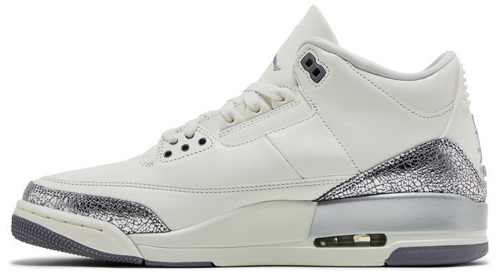 Women's Air Jordan 3 Retro 'Sail Metallic Silver'