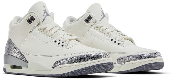 Women's Air Jordan 3 Retro 'Sail Metallic Silver'