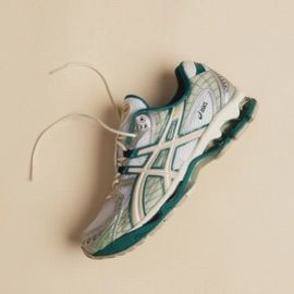 Men's Asics White/Rainy Lake