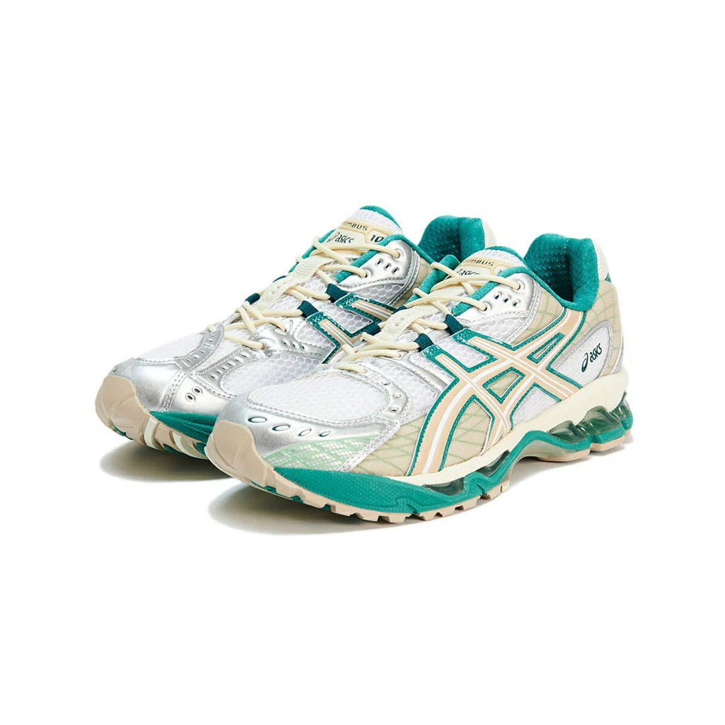 Men's Asics White/Rainy Lake