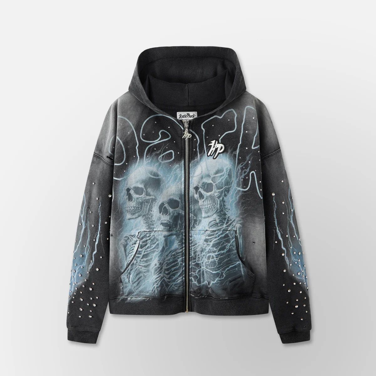 Men's Grayskull Throw Back Full Zip Hoodie