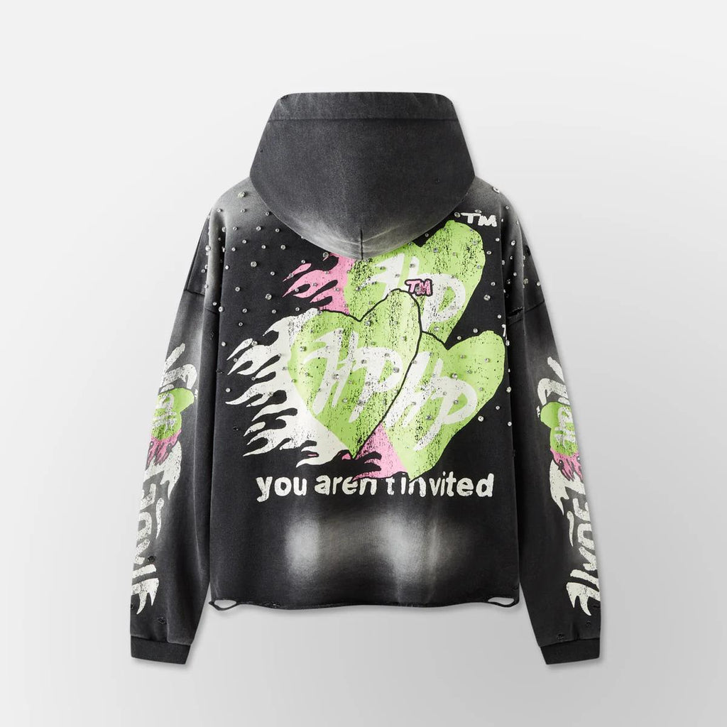 Men's Easy Does It 2.0 Hoodie – Black/Green