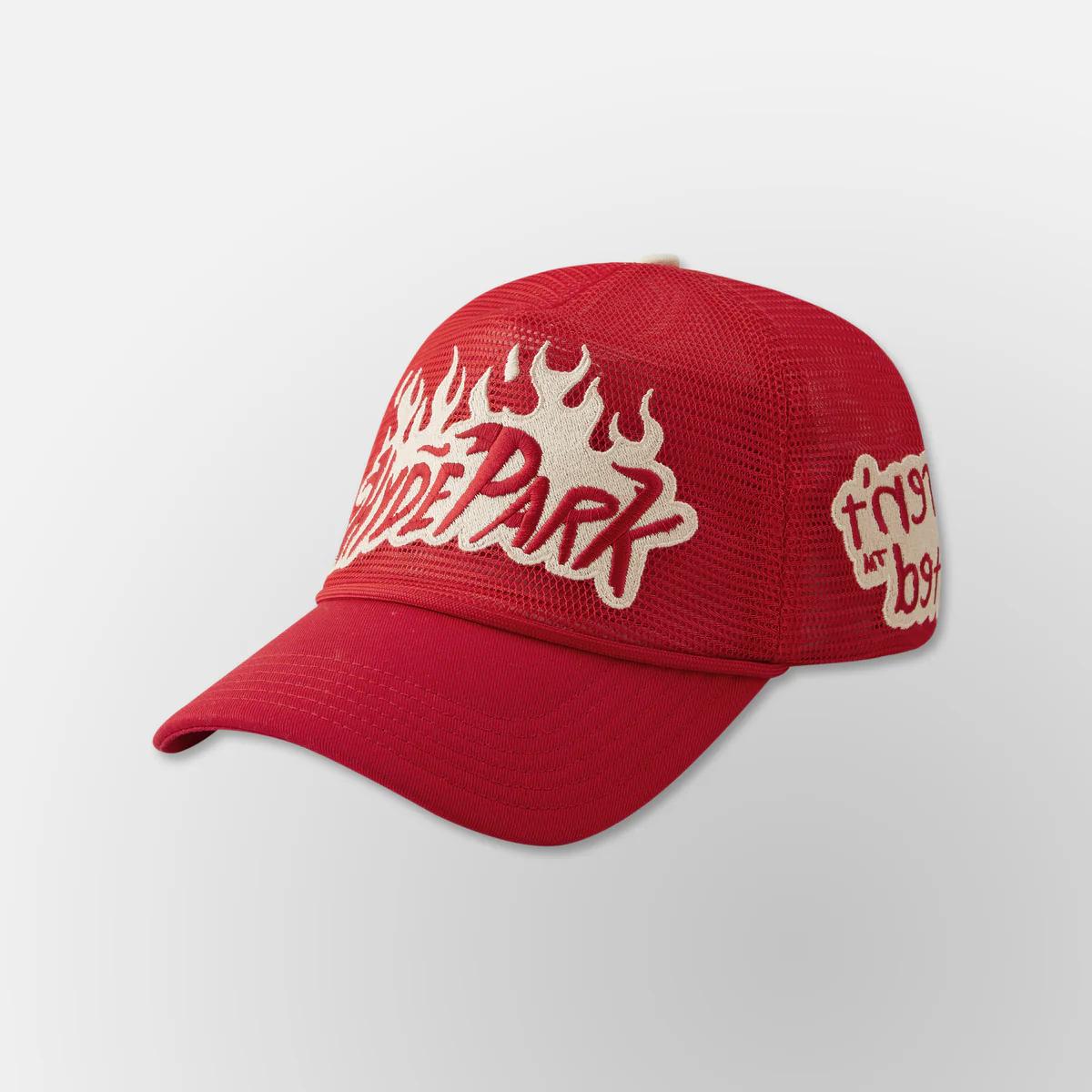 Men's Nothing But Net Trucker Hat – Red