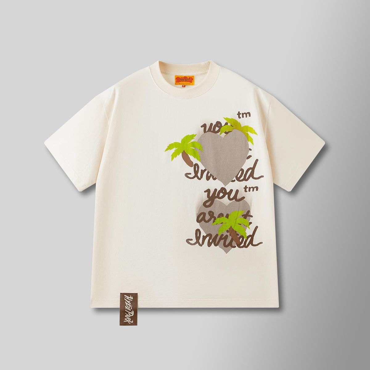 Men's Stained Heart Tee - Cream