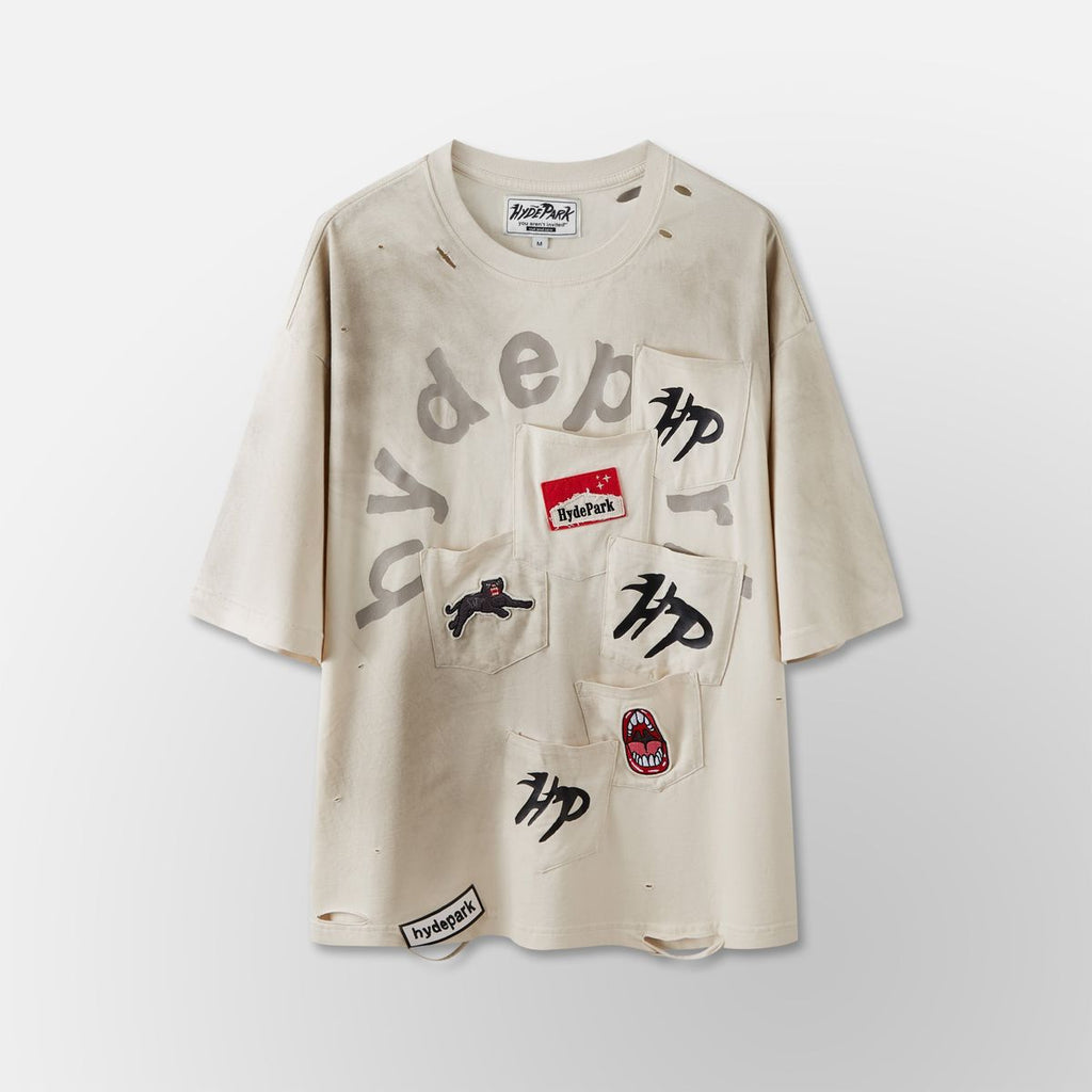 Men's Pockets Everywear Tee - Cream