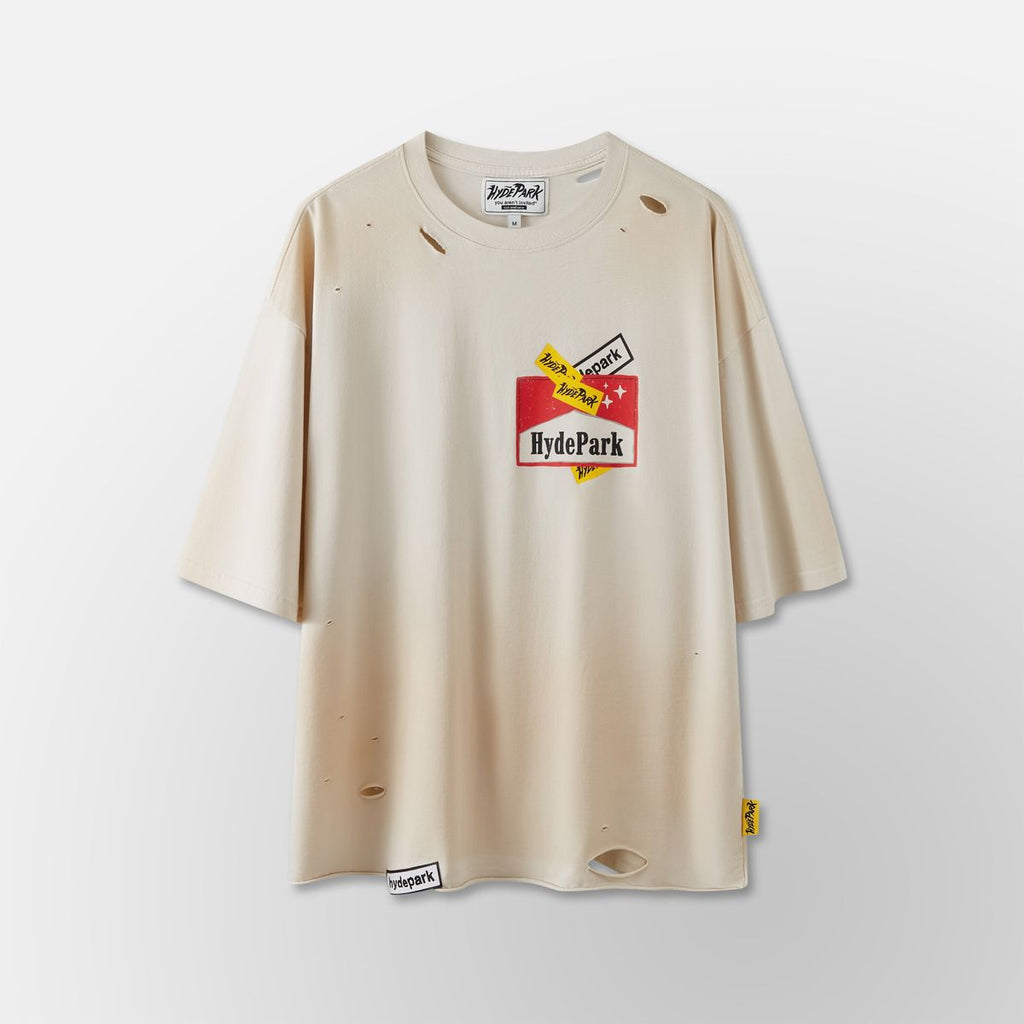 Men's Ciggy Cig Tee - Cream