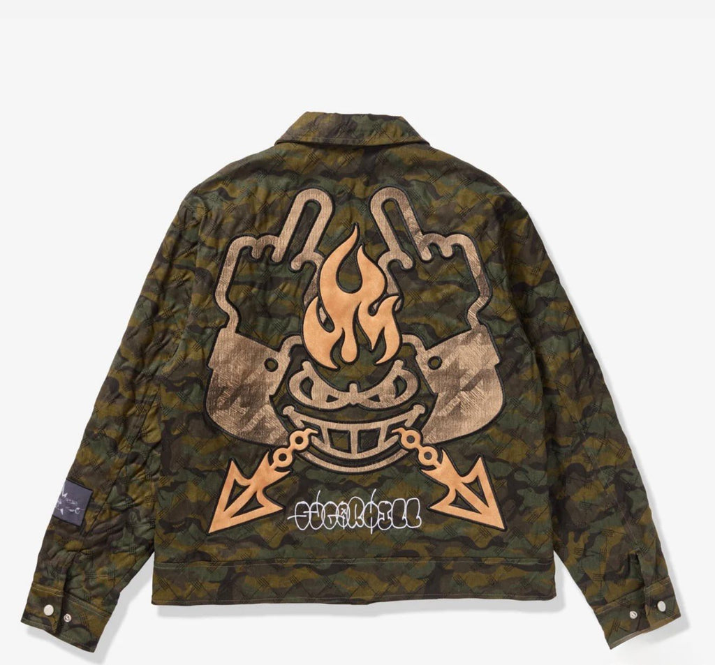 MEN'S "FRANZ" TRUCKER JACKET - SCRUNCH CAMO