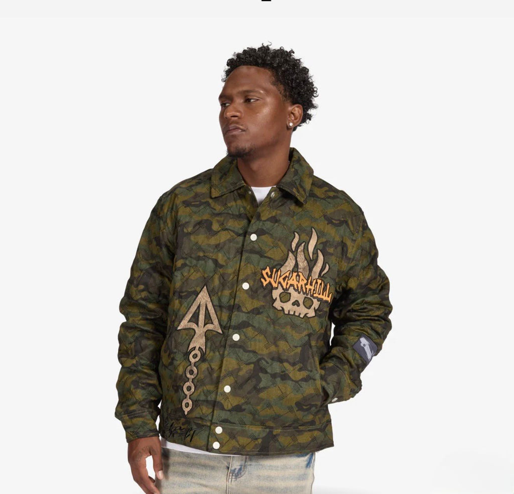 MEN'S "FRANZ" TRUCKER JACKET - SCRUNCH CAMO