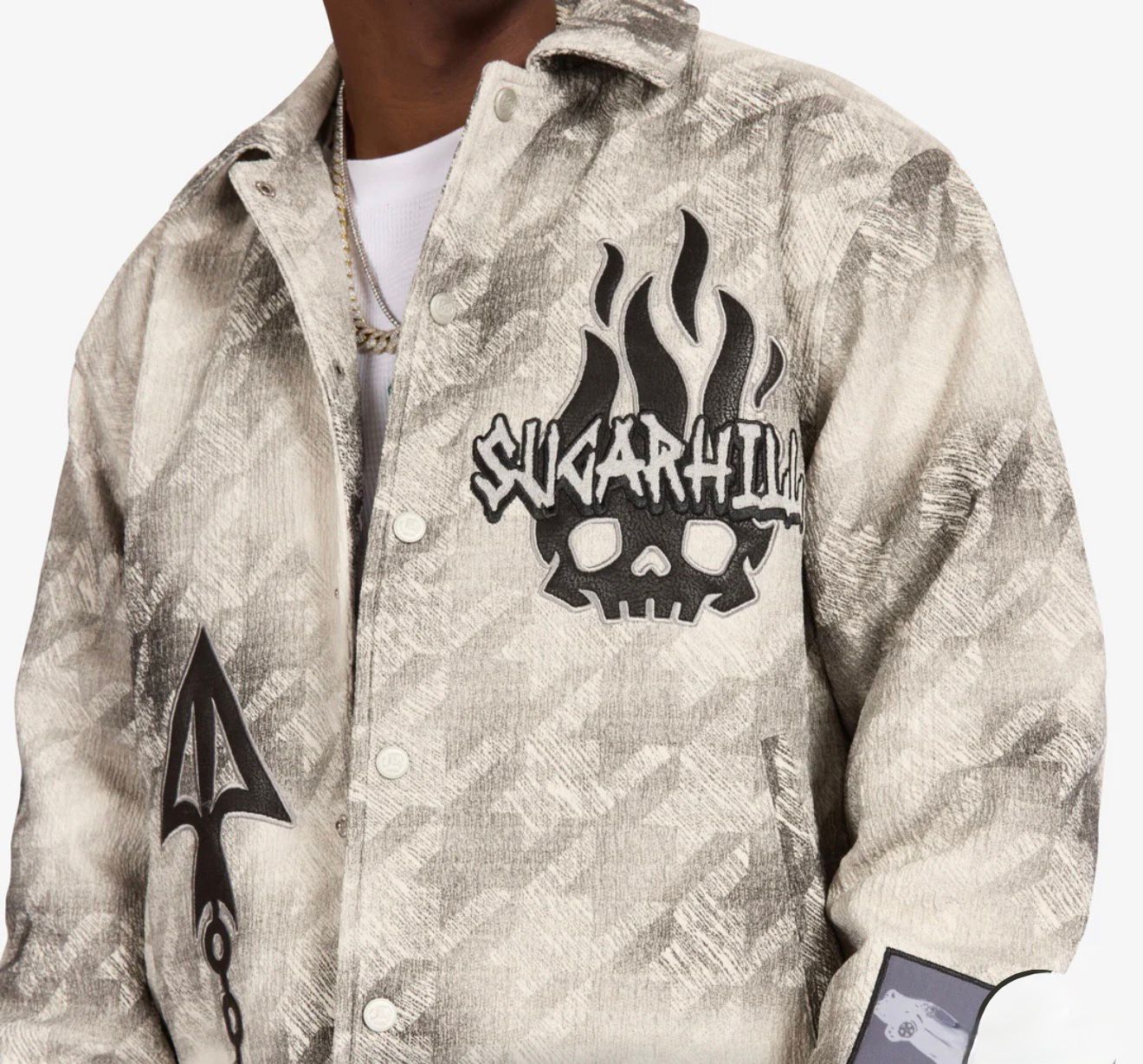 MEN'S "FRANZ" TRUCKER JACKET - GRAY TOOTH