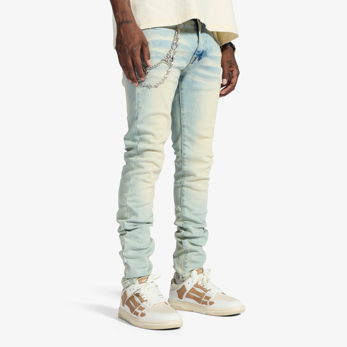 MELEE JEANS (CREAM ) (ML26-SP1-COR