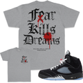 Fear Kills Dreams - Heather Grey T-Shirts