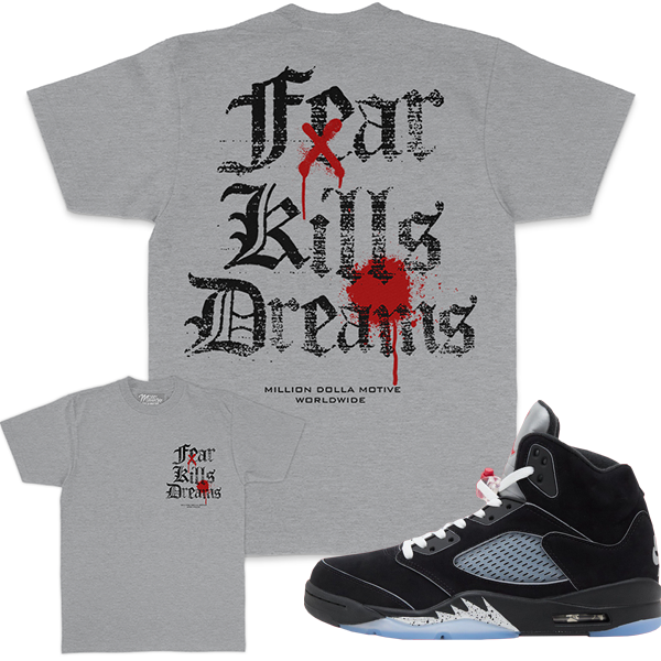 Fear Kills Dreams - Heather Grey T-Shirts
