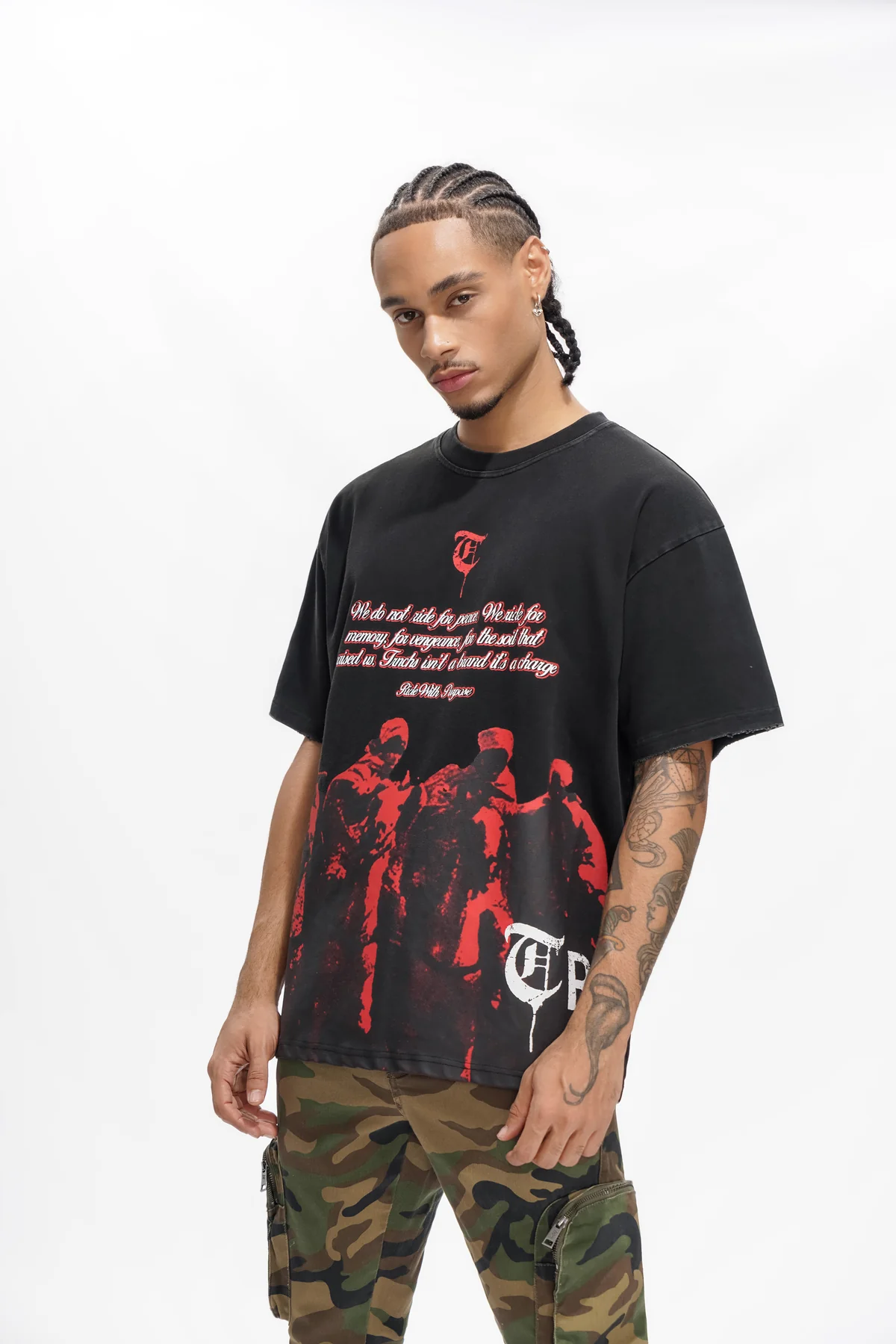 "INFANTRY" BLACK TEE