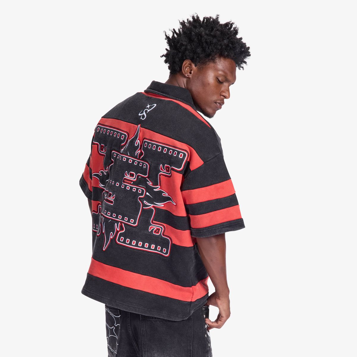 UPER 9" POLO (RED/BLACK)