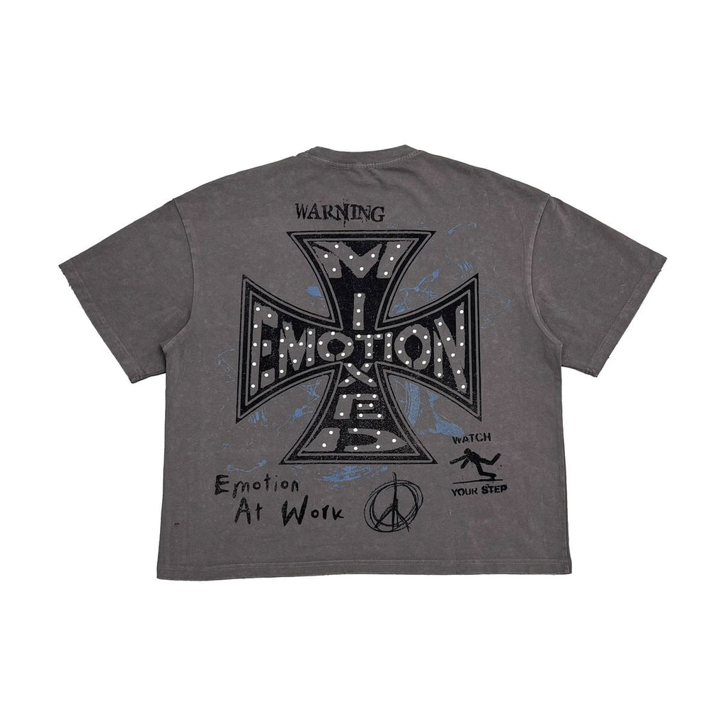 Grey tee. mixed emotion