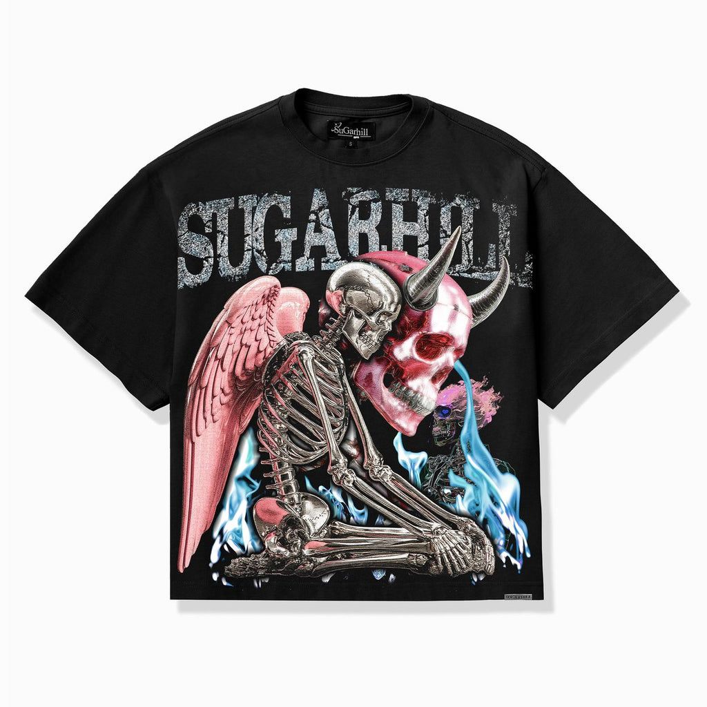 T-SHIRT (BLACK) (SH25-HOL-82