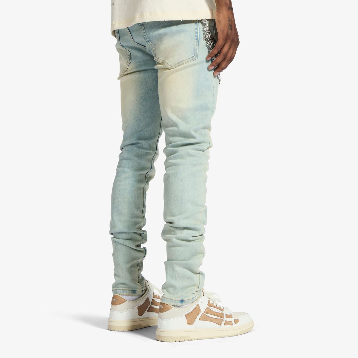 MELEE JEANS (CREAM ) (ML26-SP1-COR