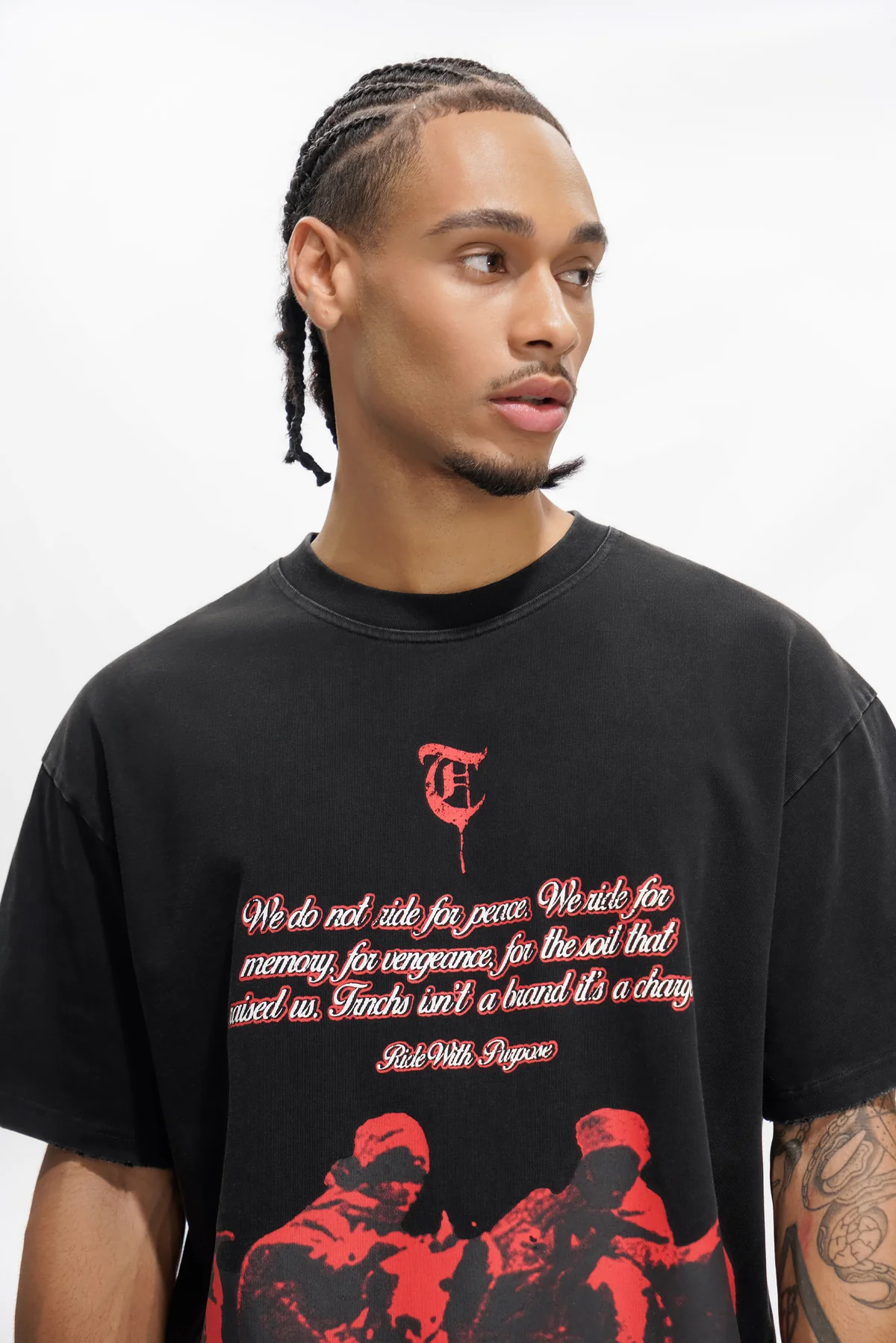 "INFANTRY" BLACK TEE