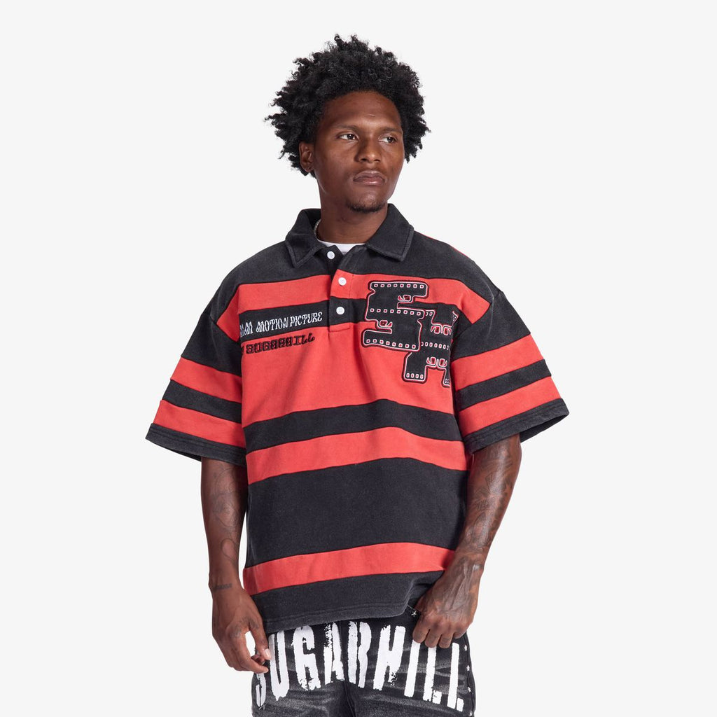 UPER 9" POLO (RED/BLACK)