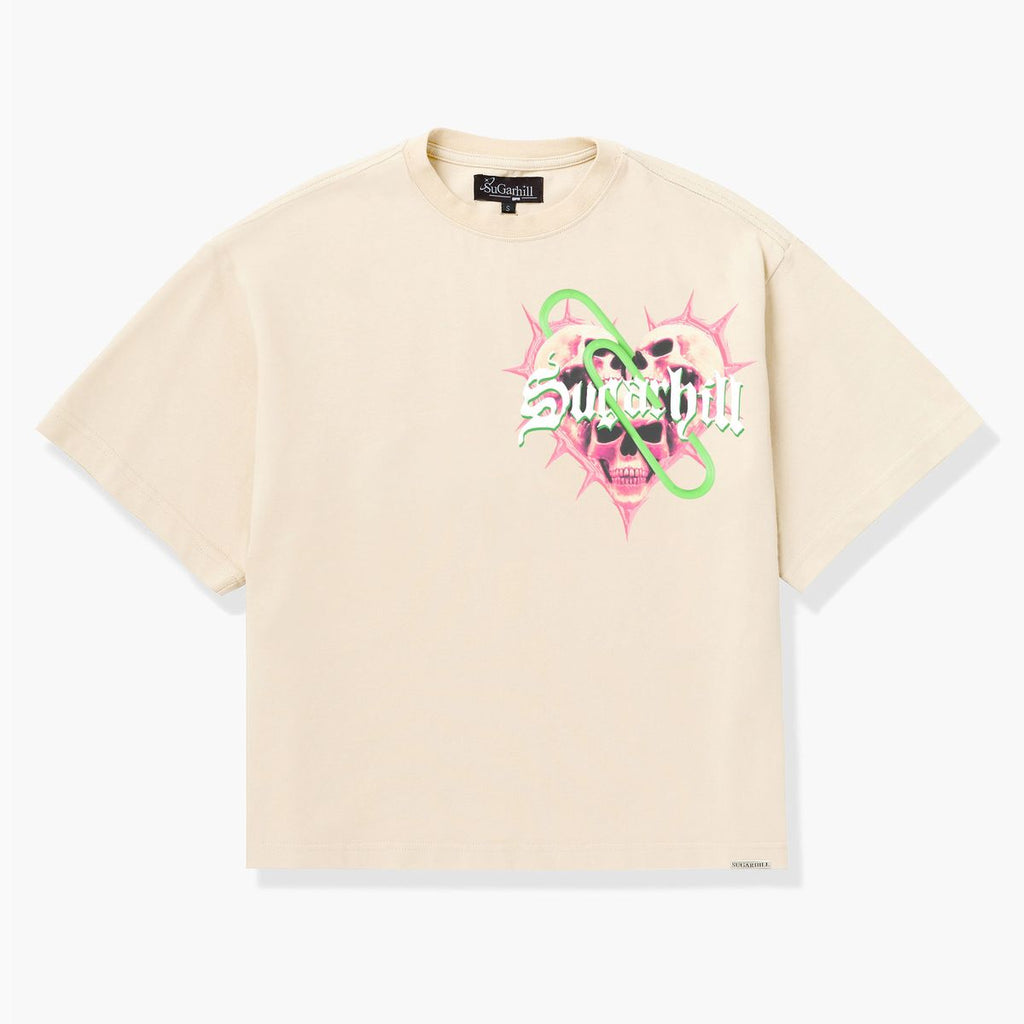 PAPERCLIP" T-SHIRT (CREAM) (SH26-SPR2
