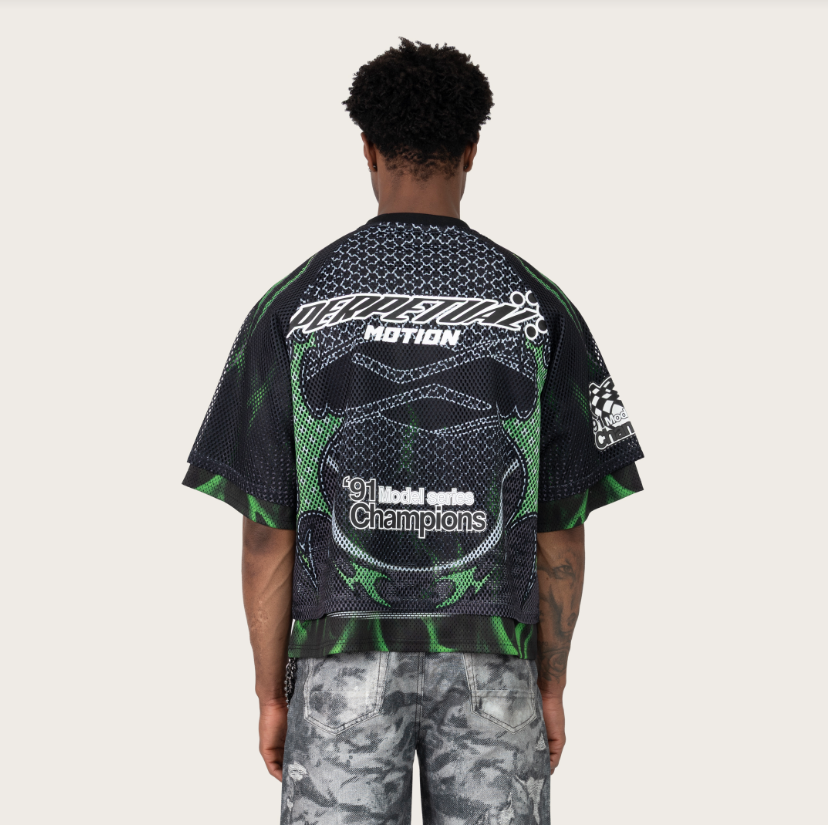 PERPETUAL 2-FER MESH SS TEE