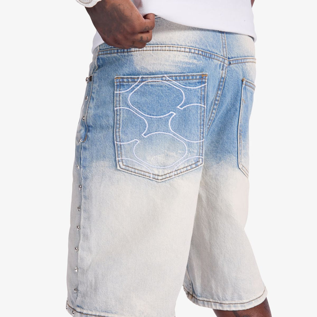 ALLAS” JORTS (LIGHT WASH)