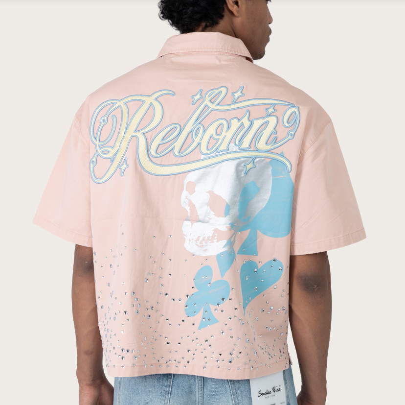 RHINESTONE SS SHIRT (WH26S496)