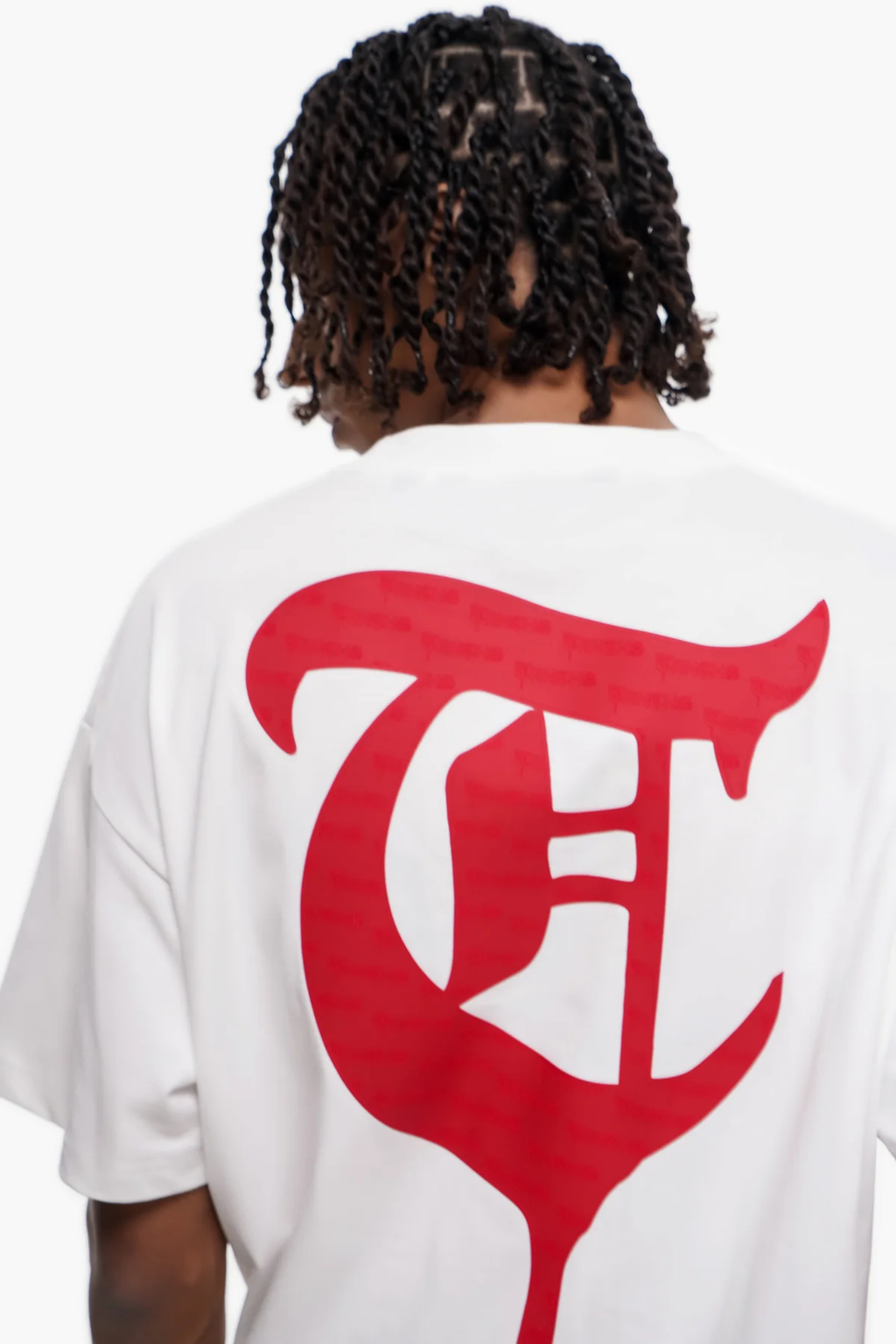 BUILT IN VENOM" WHITE TEE