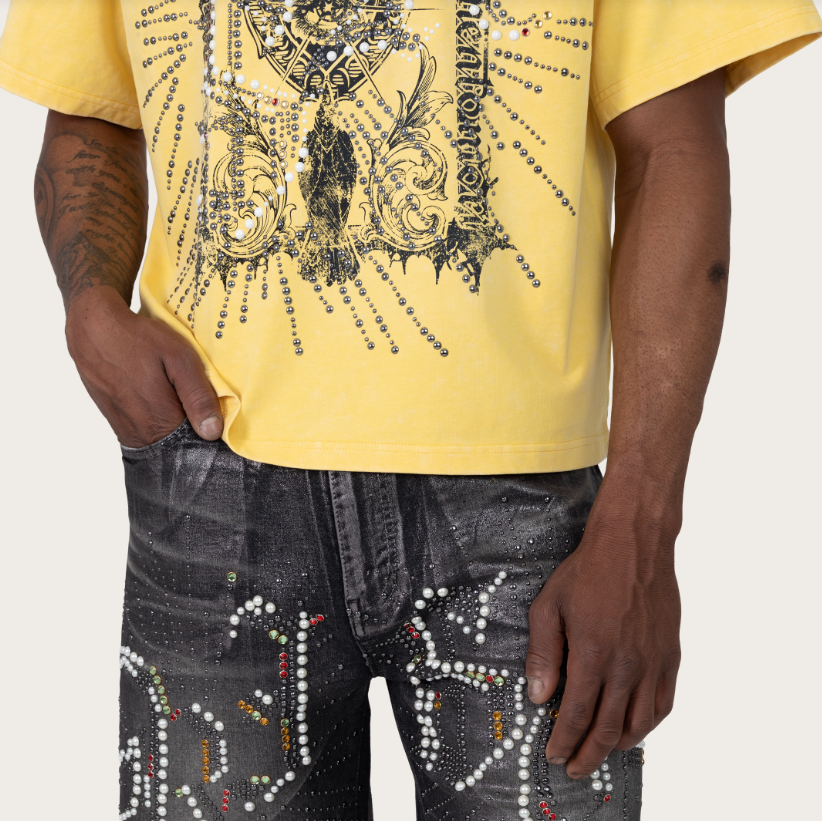 MEMENTO MORI STUDDED SS TEE