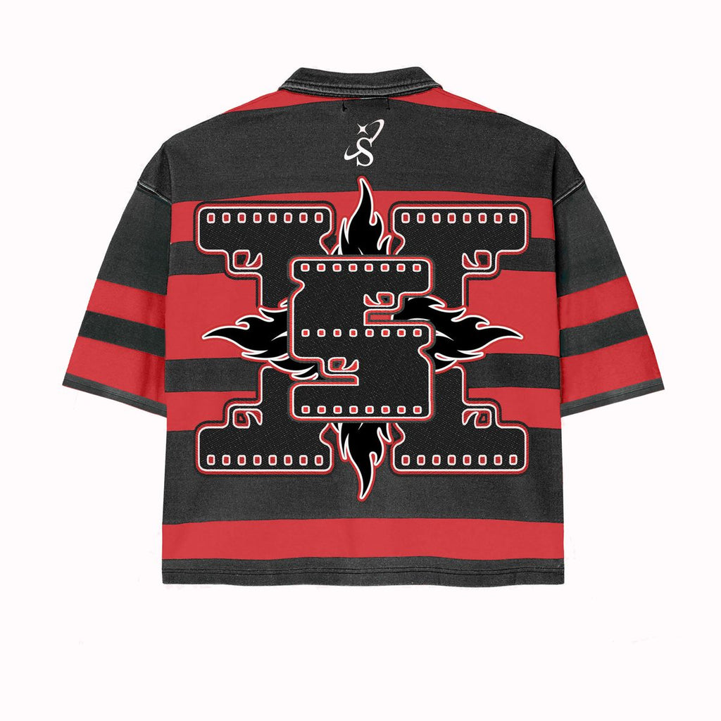 UPER 9" POLO (RED/BLACK)