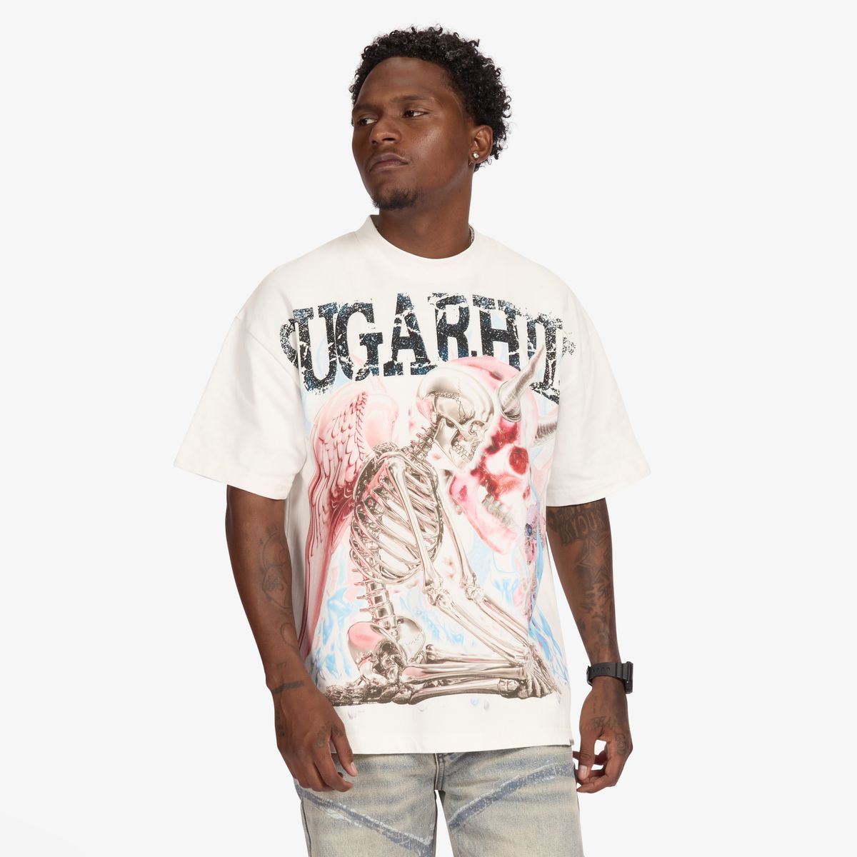 T-SHIRT (WHITE) (SH25-HOL-81