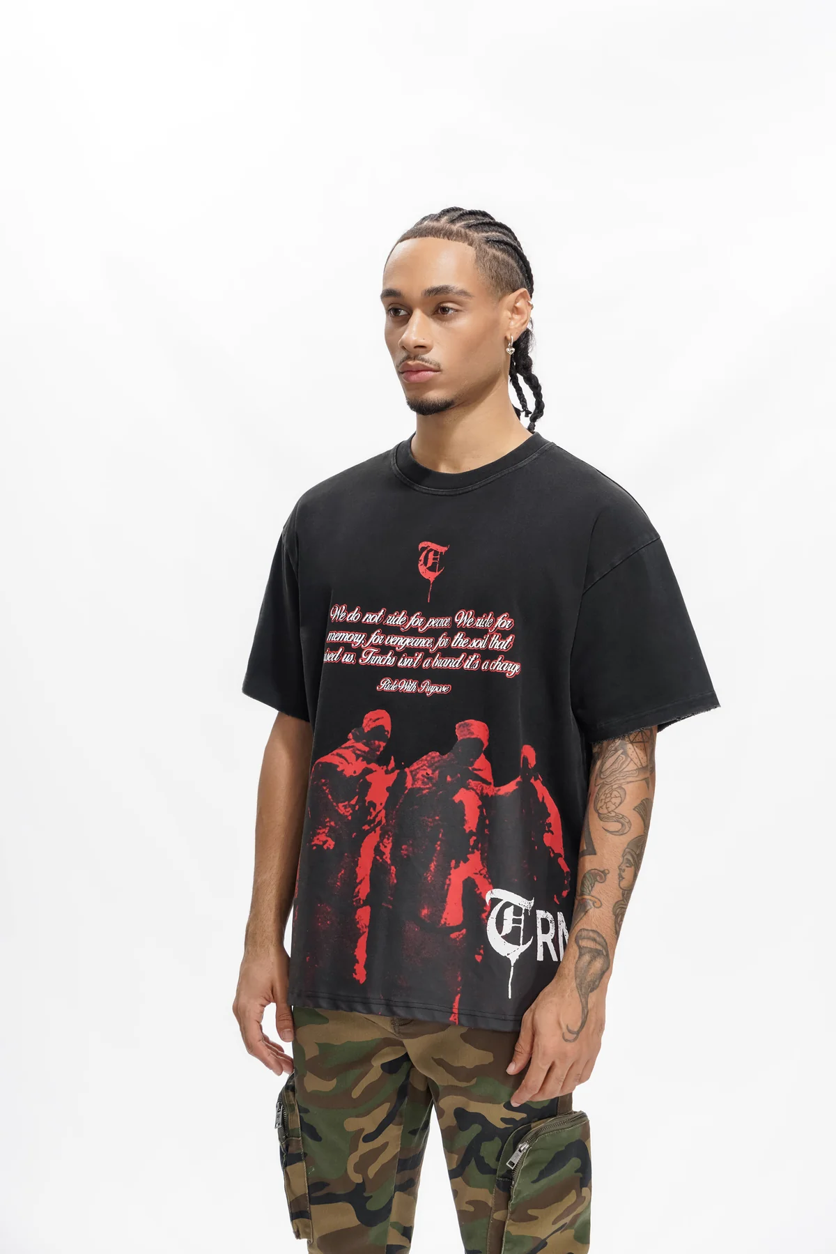 "INFANTRY" BLACK TEE