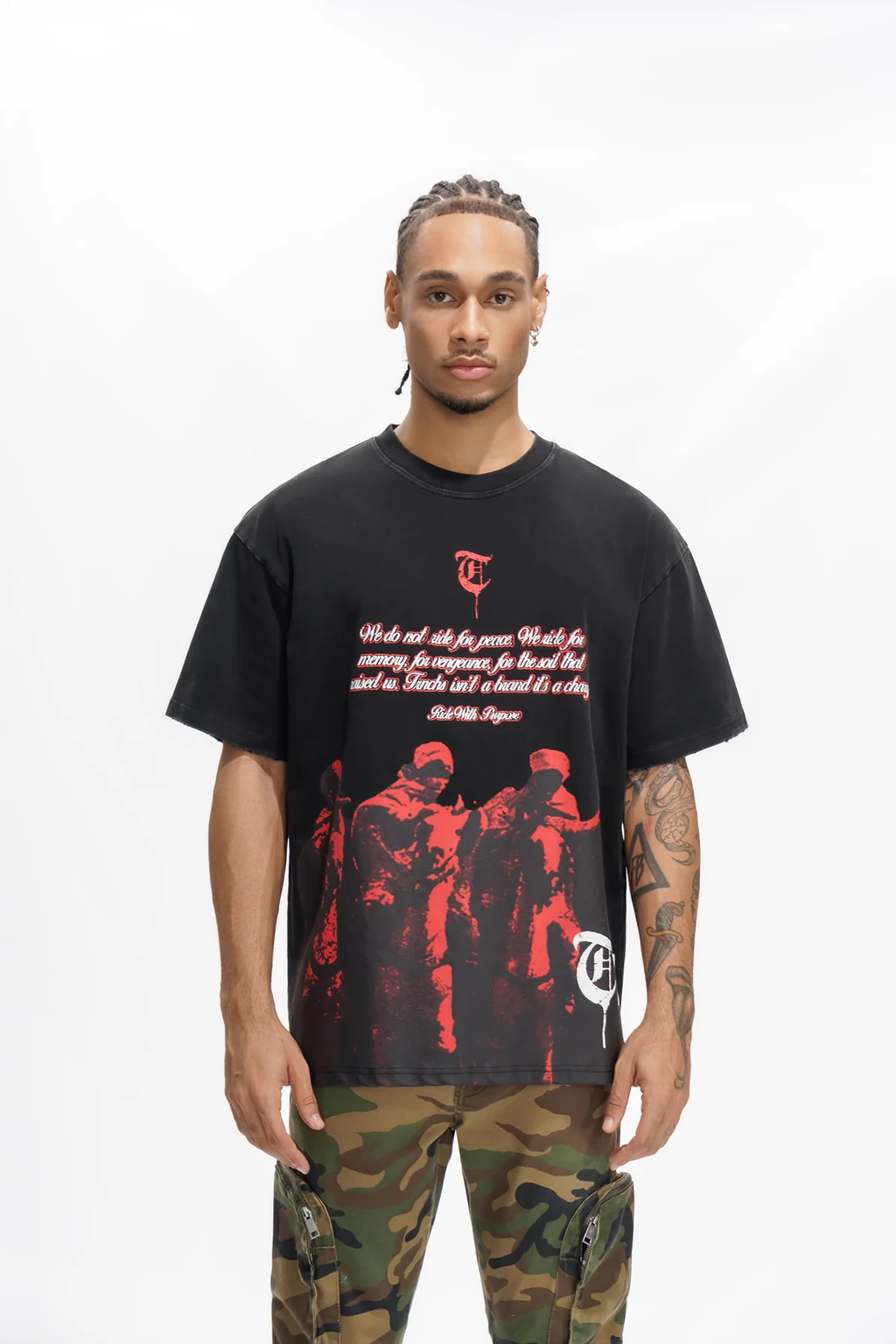 "INFANTRY" BLACK TEE