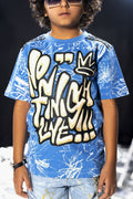 Line Blue Kids Tee