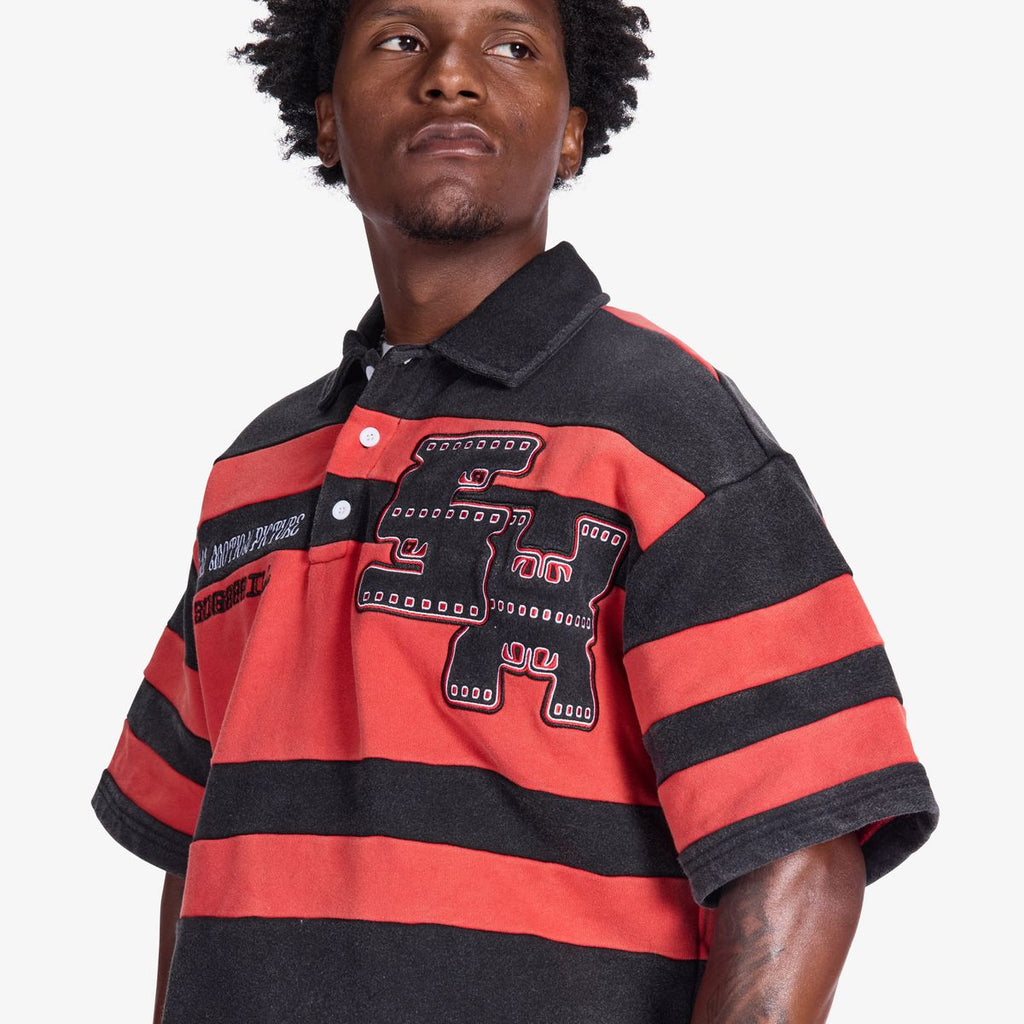 UPER 9" POLO (RED/BLACK)