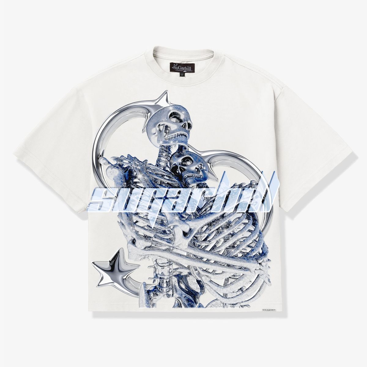 "STAR DEATH" T-SHIRT (WHITE)