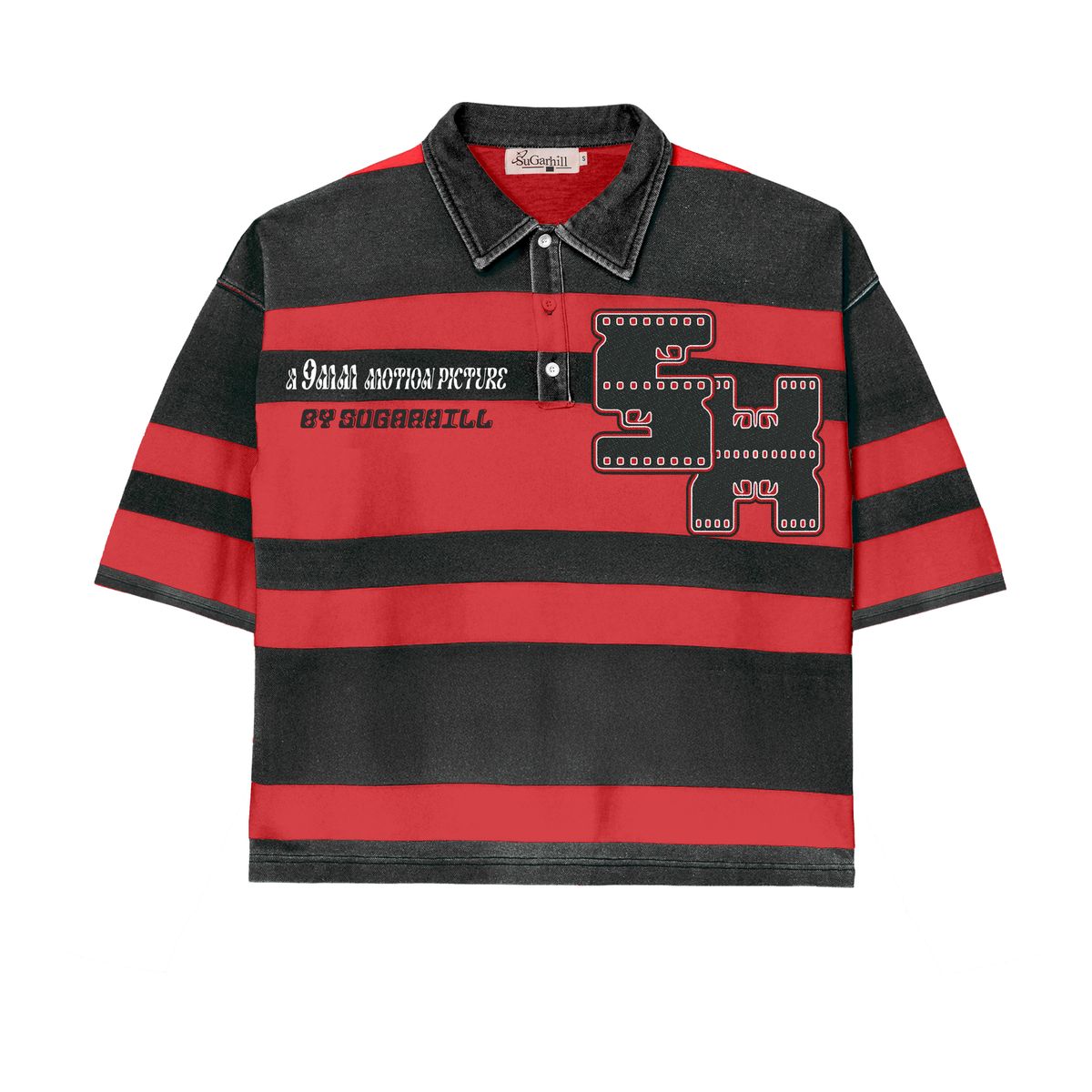 UPER 9" POLO (RED/BLACK)