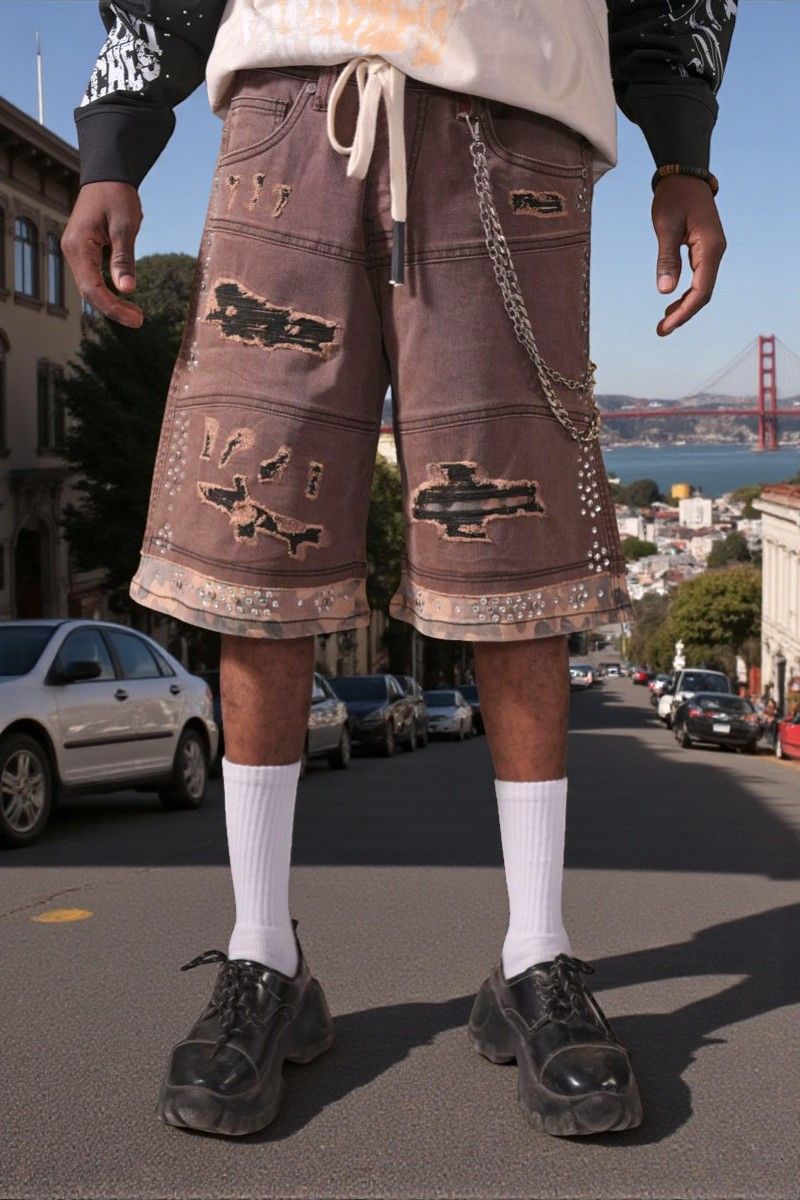 Embellished Jorts (19459)