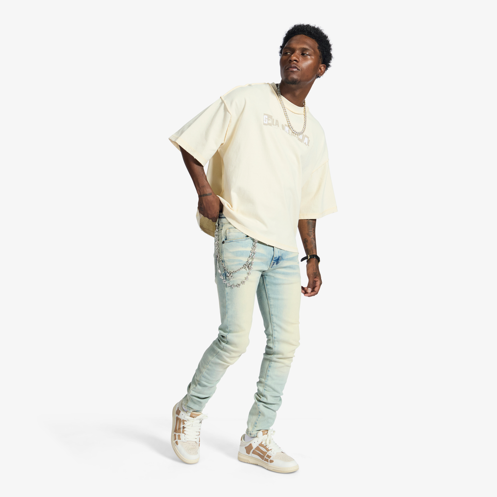 MELEE JEANS (CREAM ) (ML26-SP1-COR