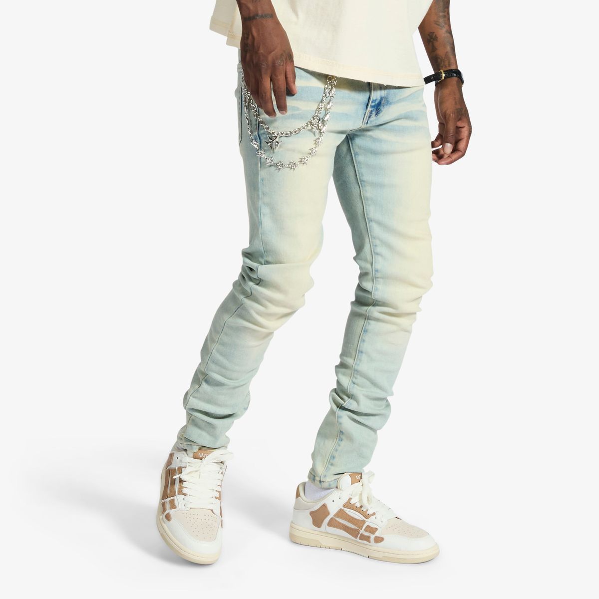 MELEE JEANS (CREAM ) (ML26-SP1-COR